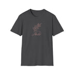 "Abide" Minimal Floral Line Art Tee