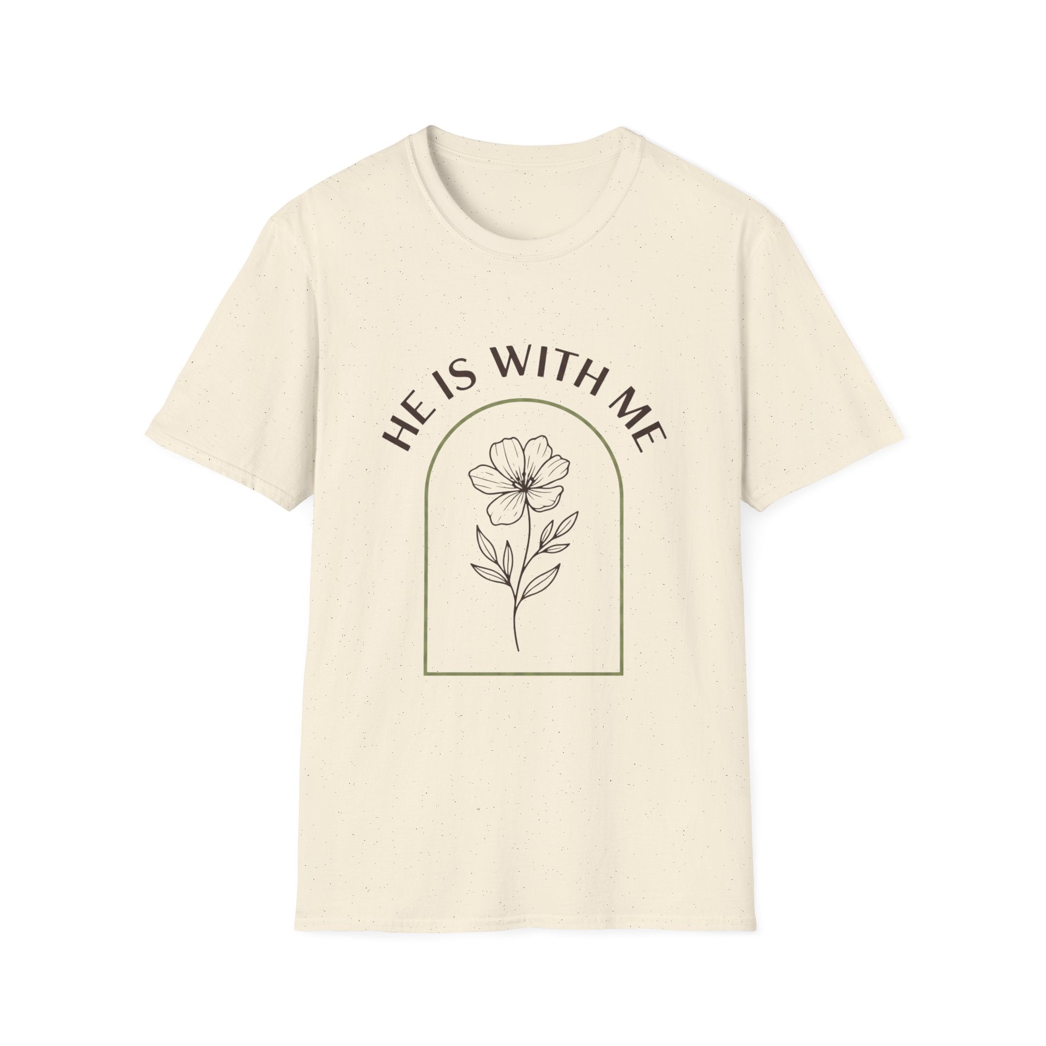 He Is With Me Floral T-Shirt