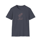 "Abide" Minimal Floral Line Art Tee