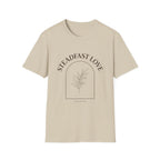 "Steadfast Love" Minimal Floral Arch Tee