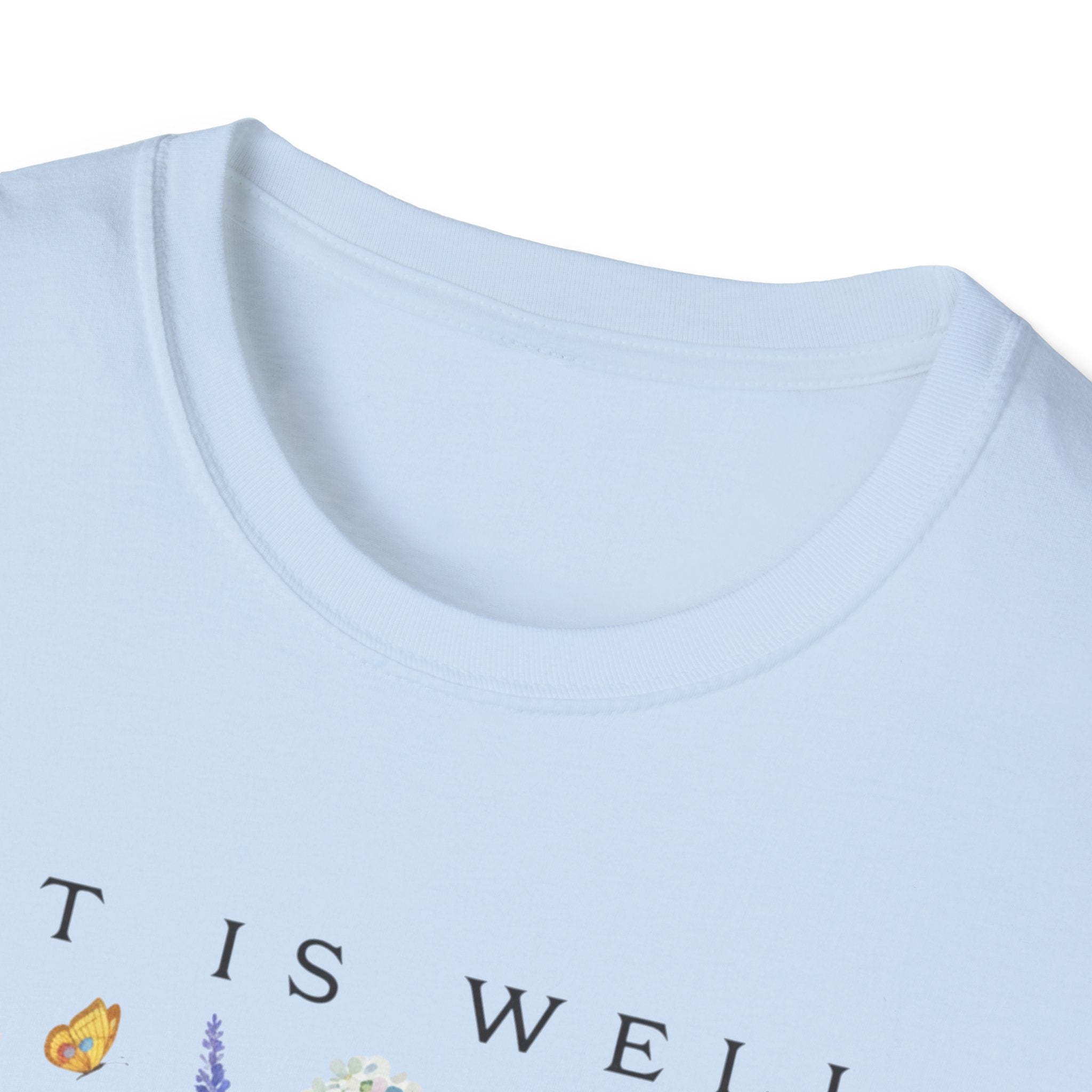It Is Well With My Soul Floral T-Shirt