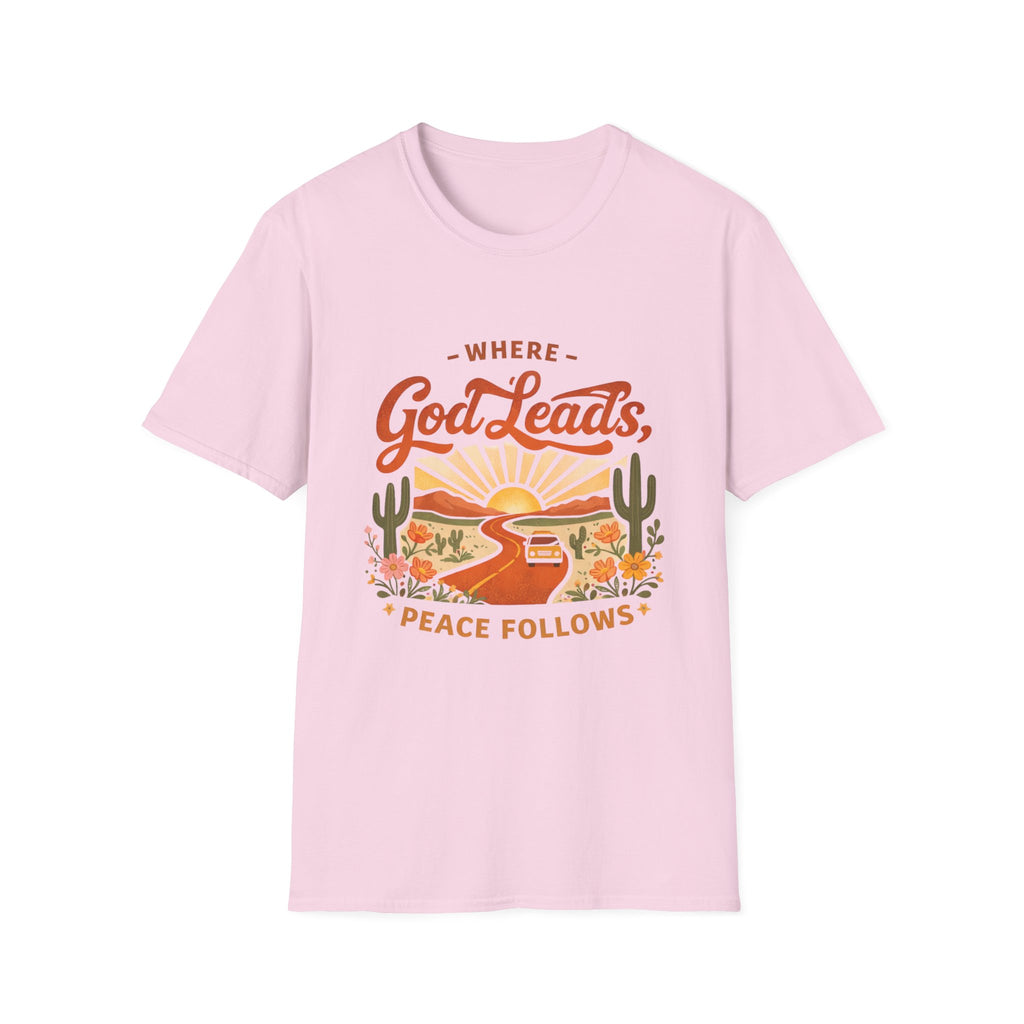 Where God Leads Peace Follows T-Shirt