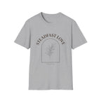 "Steadfast Love" Minimal Floral Arch Tee