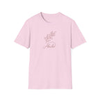 "Abide" Minimal Floral Line Art Tee
