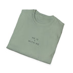 He Is With Me Minimalist Christian T-Shirt