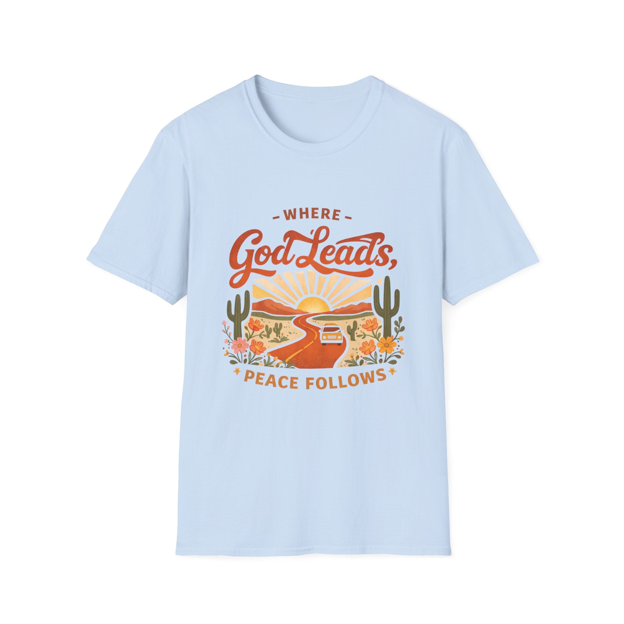 Where God Leads Peace Follows T-Shirt