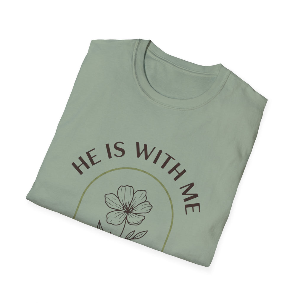 He Is With Me Floral T-Shirt