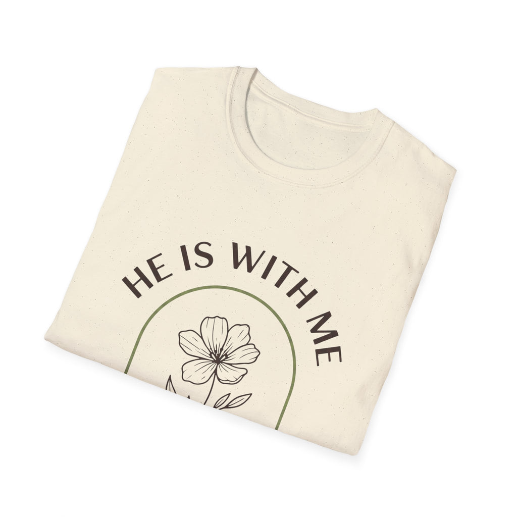 He Is With Me Floral T-Shirt