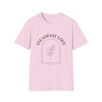 "Steadfast Love" Minimal Floral Arch Tee
