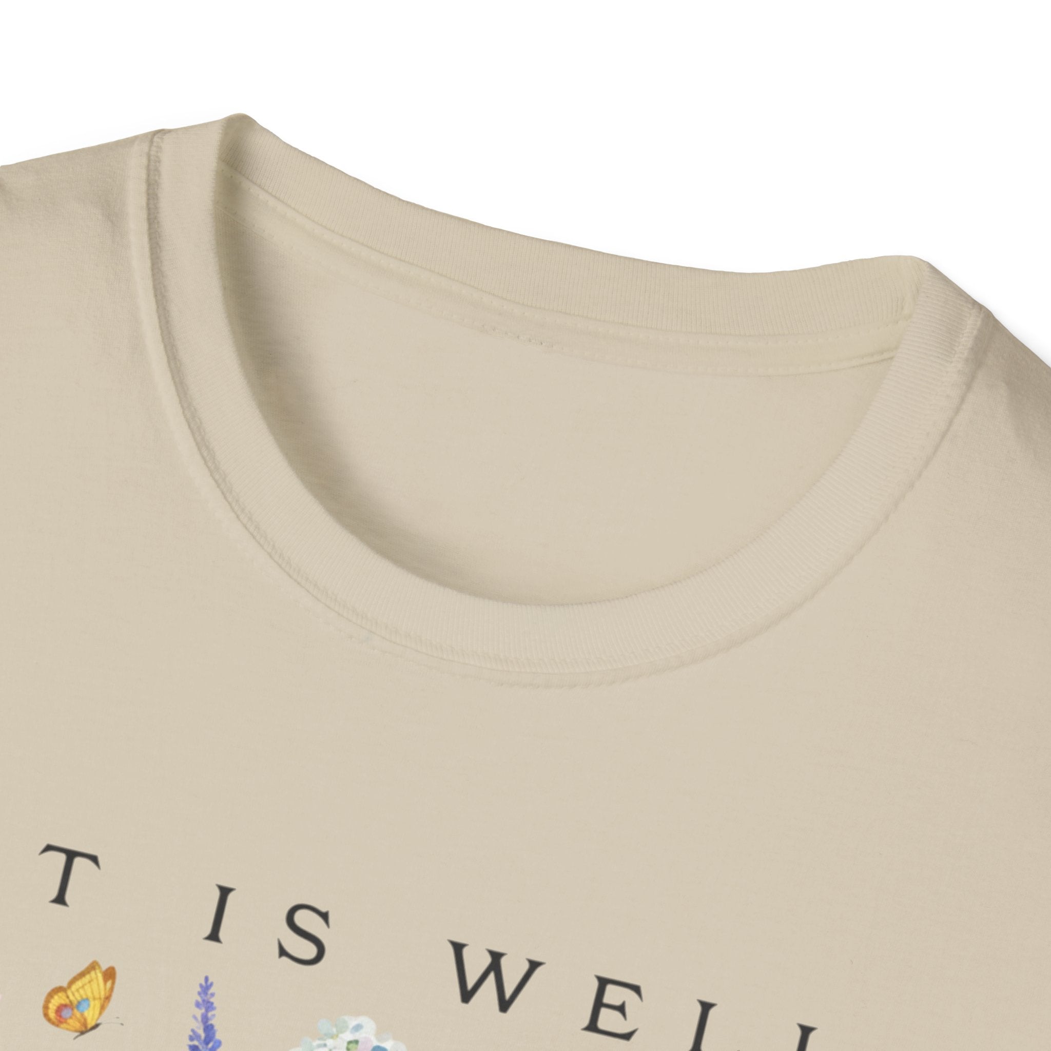 It Is Well With My Soul Floral T-Shirt