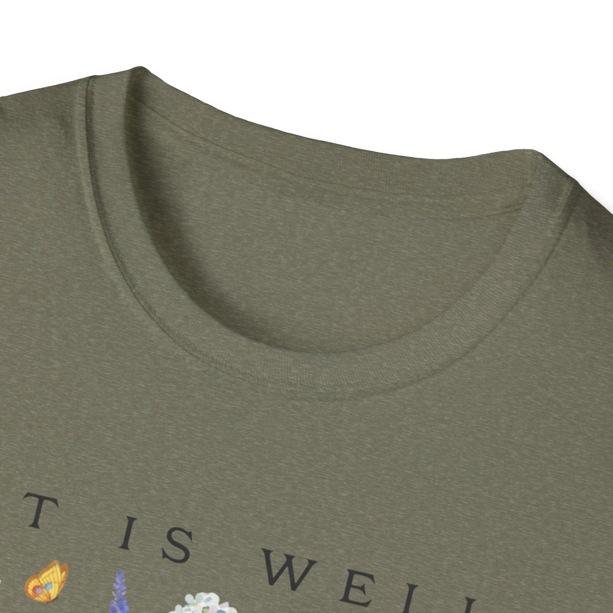 It Is Well With My Soul Floral T-Shirt