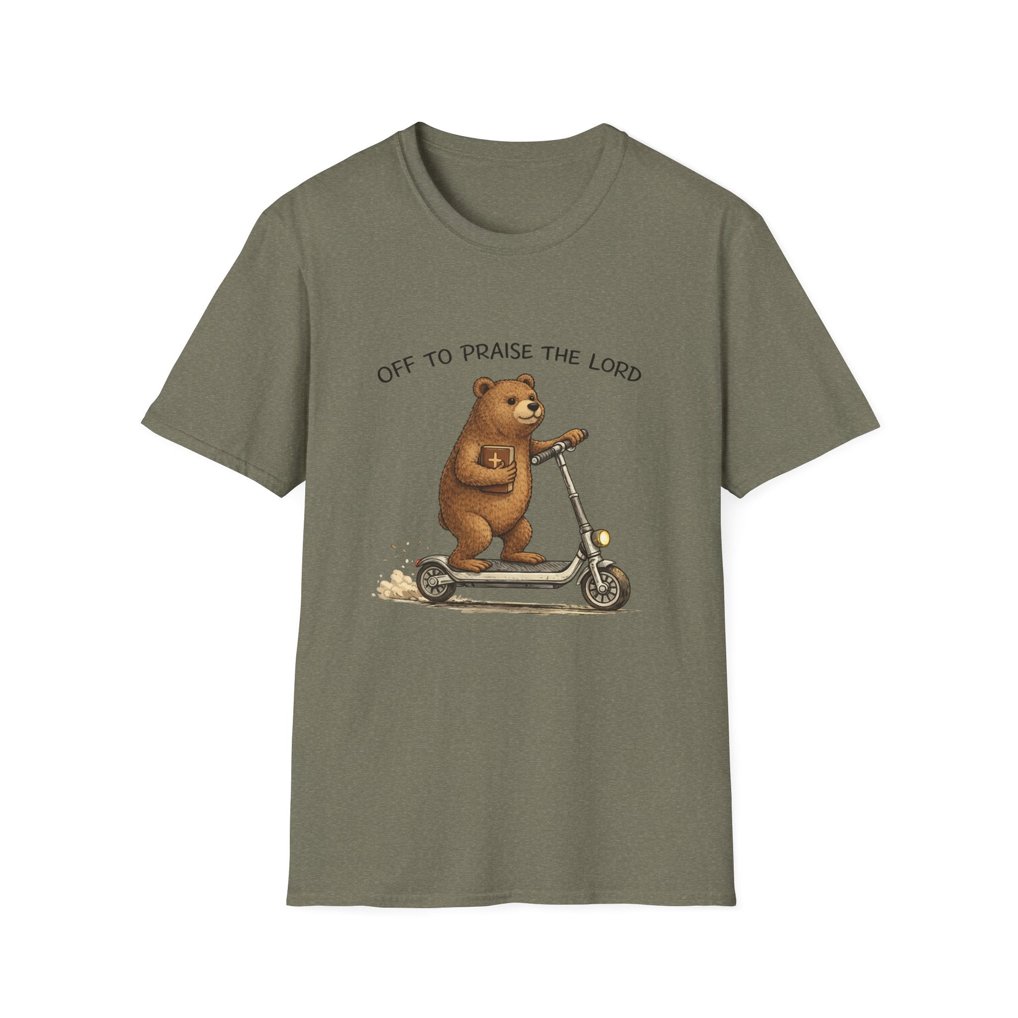 Bear on Scooter T‑Shirt