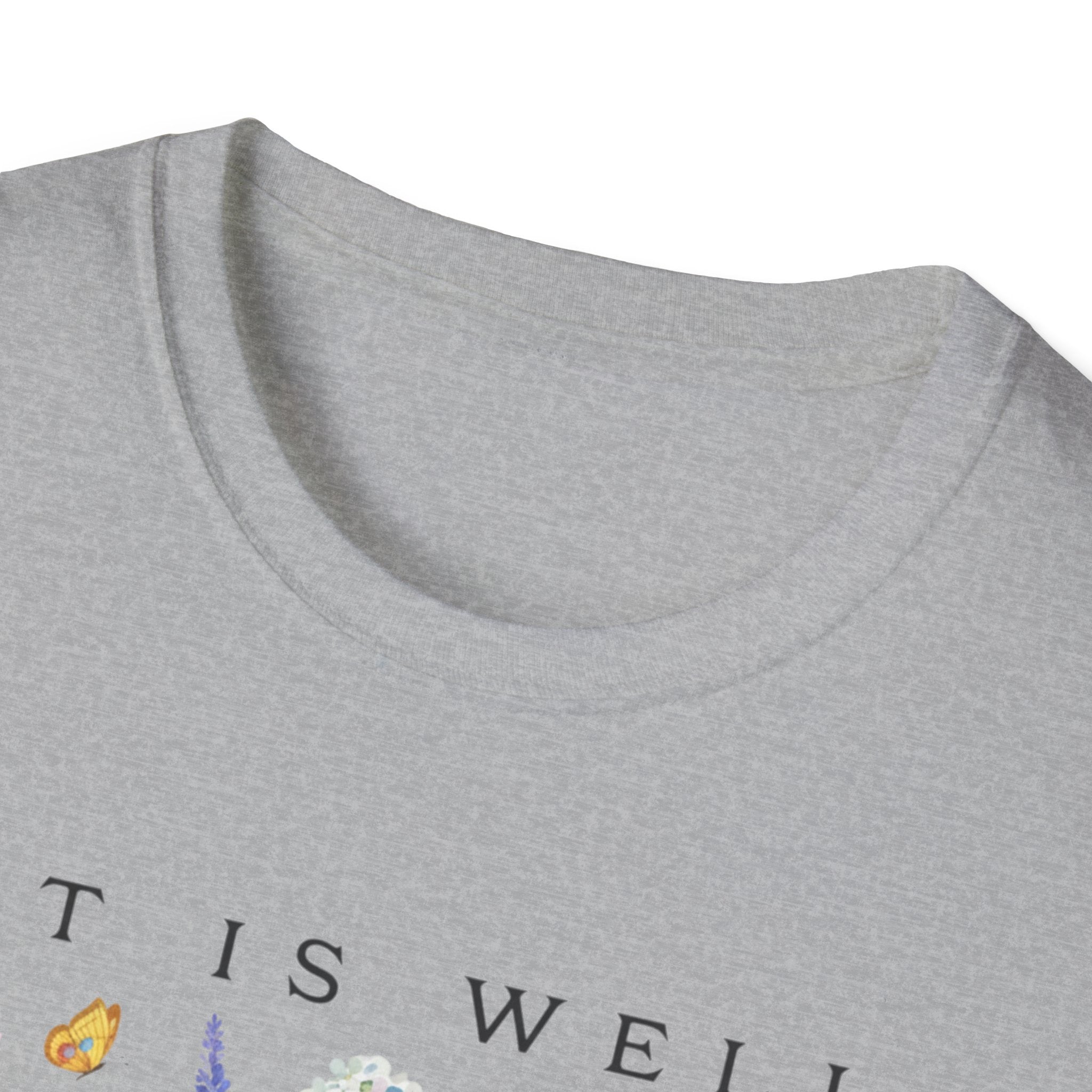 It Is Well With My Soul Floral T-Shirt