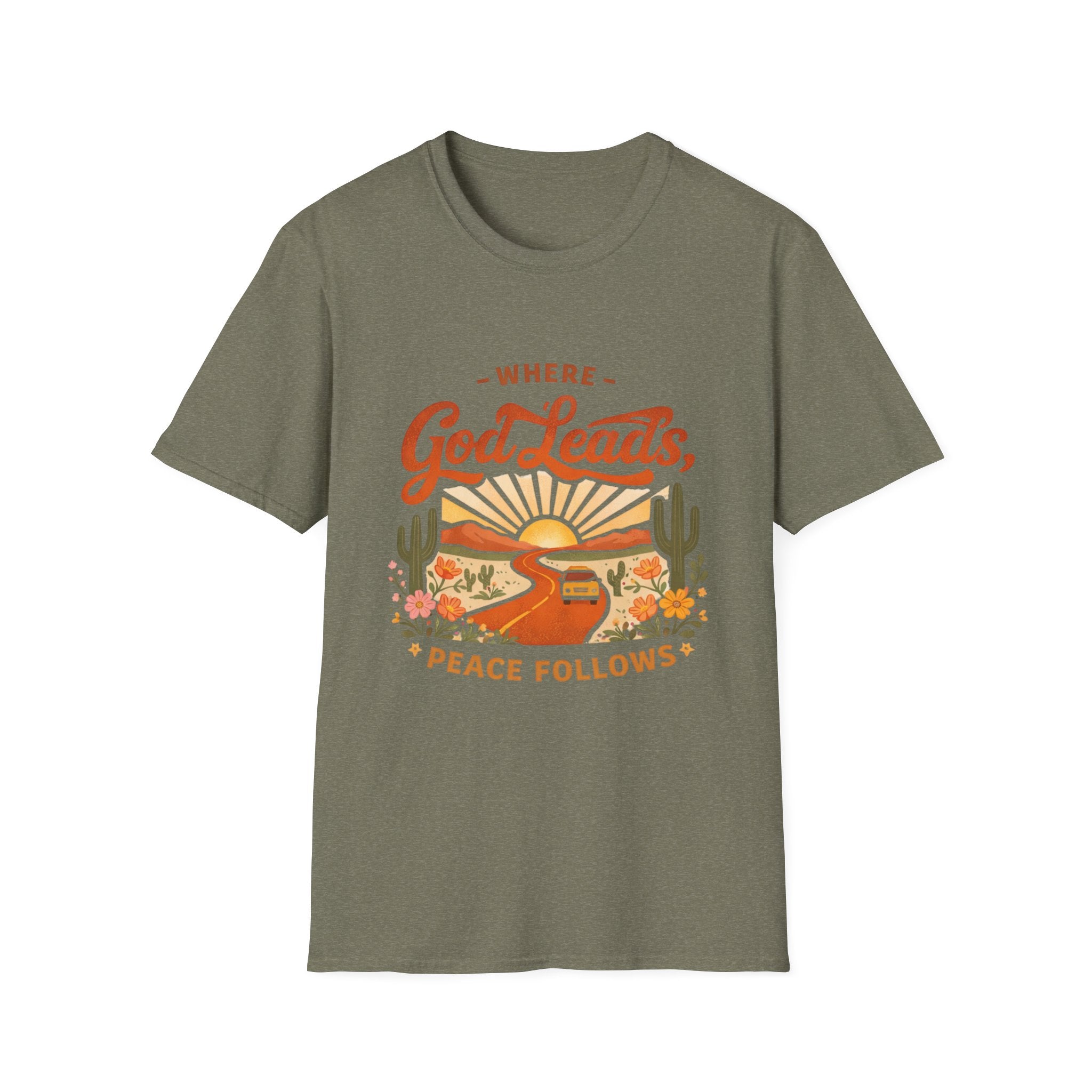 Where God Leads Peace Follows T-Shirt