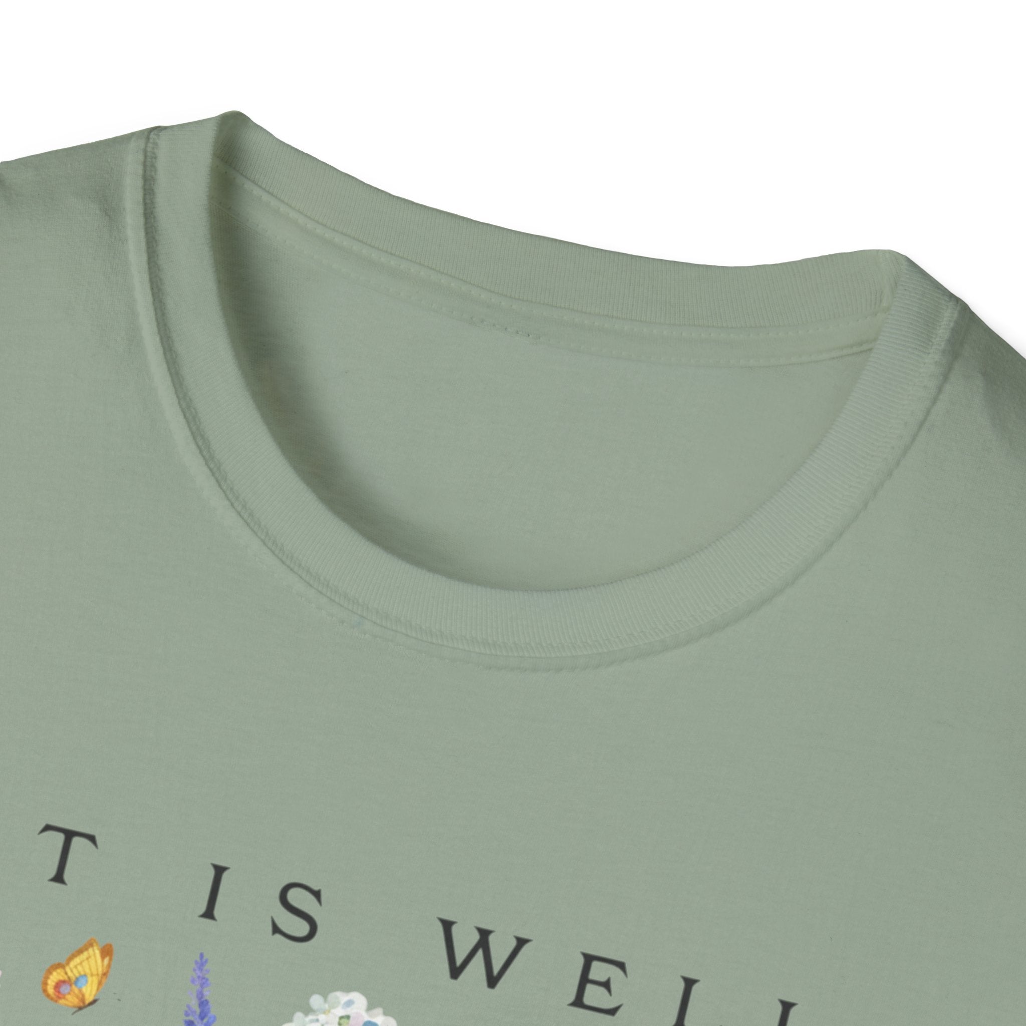 It Is Well With My Soul Floral T-Shirt