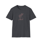 "Abide" Minimal Floral Line Art Tee