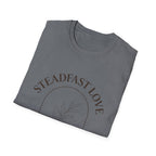 "Steadfast Love" Minimal Floral Arch Tee