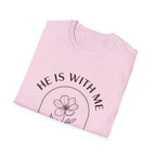He Is With Me Floral T-Shirt