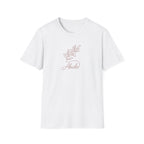 "Abide" Minimal Floral Line Art Tee