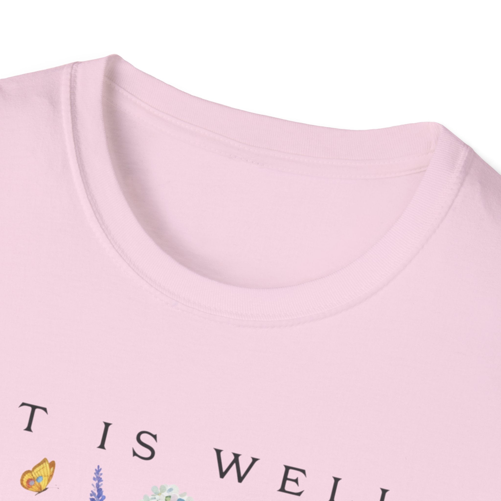 It Is Well With My Soul Floral T-Shirt